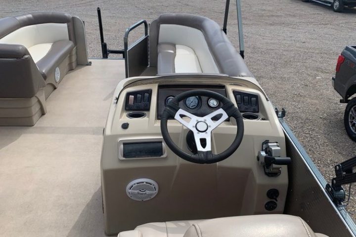 a car parked in a parking lot